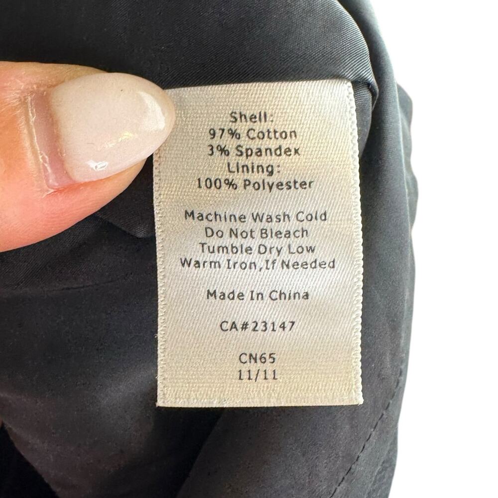 Talbots Basic Black Knee Length Zipper Closure Bu… - image 6